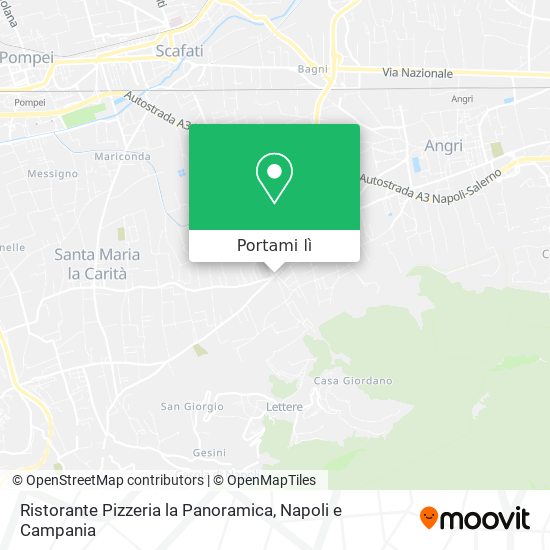 Mappa Ristorante Pizzeria la Panoramica