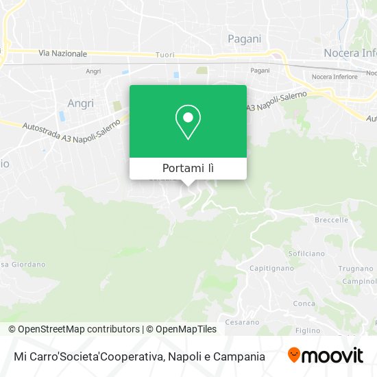 Mappa Mi Carro'Societa'Cooperativa