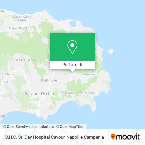 Mappa D.H.C. Srl Day Hospital Cavour