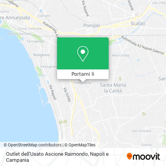 Mappa Outlet dell'Usato Ascione Raimondo