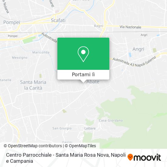 Mappa Centro Parrocchiale - Santa Maria Rosa Nova