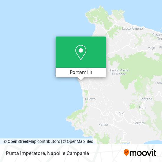 Mappa Punta Imperatore