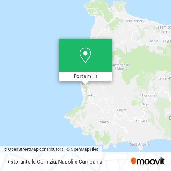 Mappa Ristorante la Corinzia