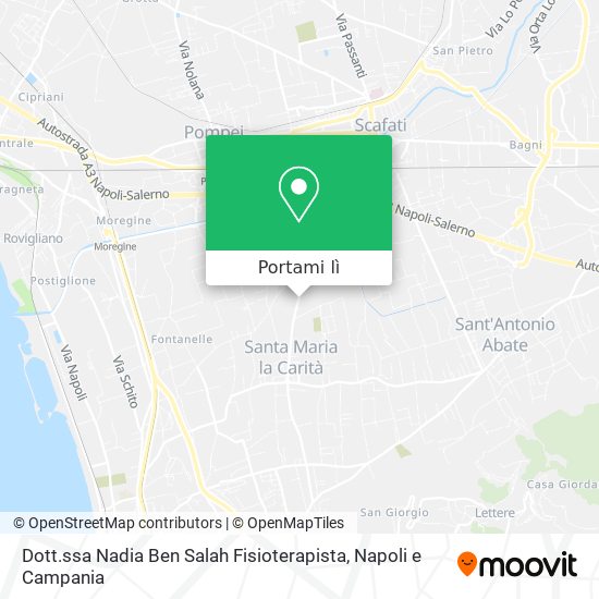 Mappa Dott.ssa Nadia Ben Salah Fisioterapista