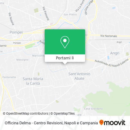 Mappa Officina Delma - Centro Revisioni
