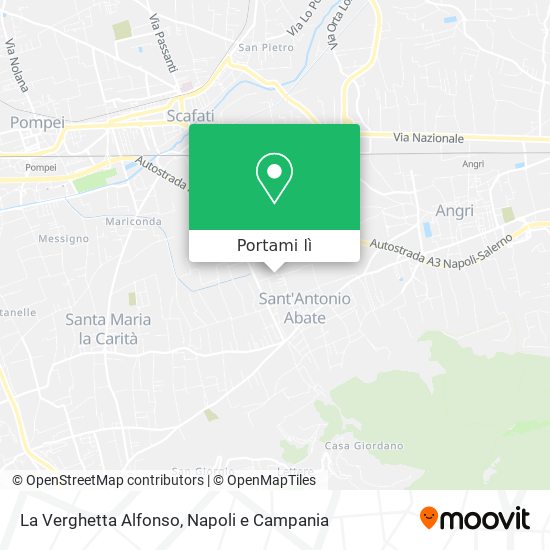 Mappa La Verghetta Alfonso