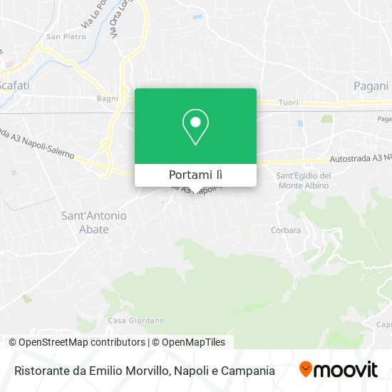 Mappa Ristorante da Emilio Morvillo