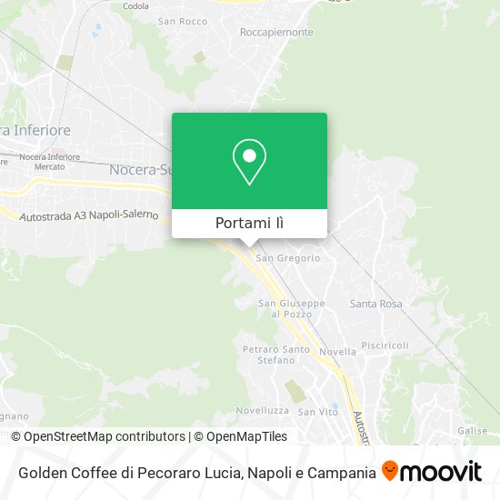 Mappa Golden Coffee di Pecoraro Lucia