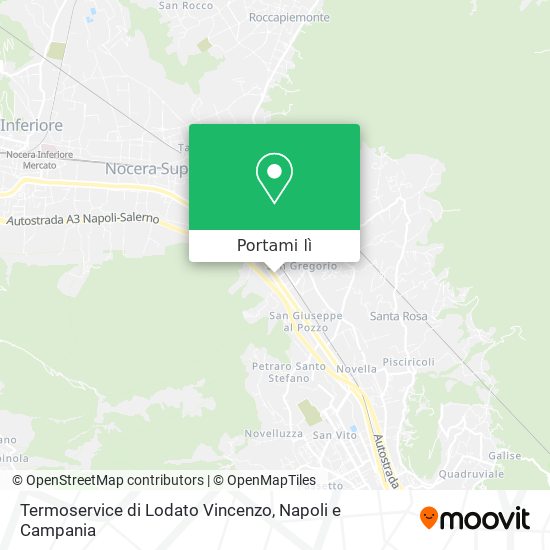 Mappa Termoservice di Lodato Vincenzo
