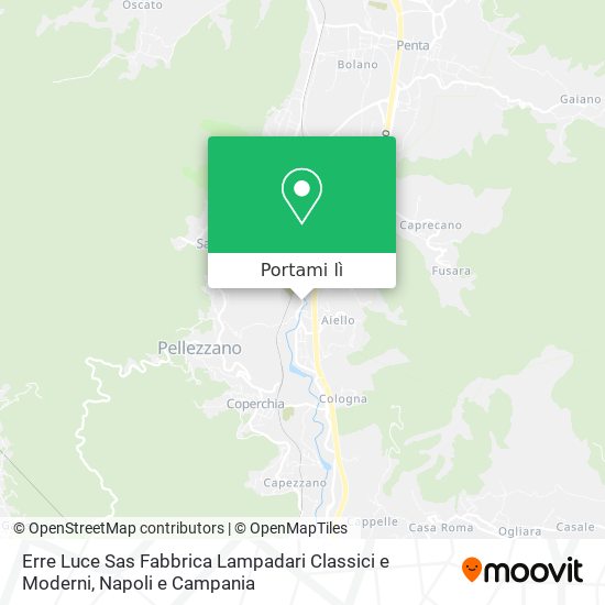 Mappa Erre Luce Sas Fabbrica Lampadari Classici e Moderni