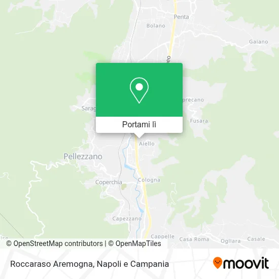 Mappa Roccaraso Aremogna