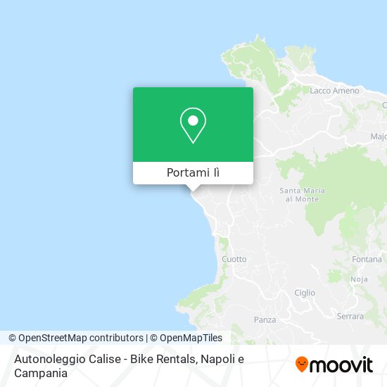Mappa Autonoleggio Calise - Bike Rentals