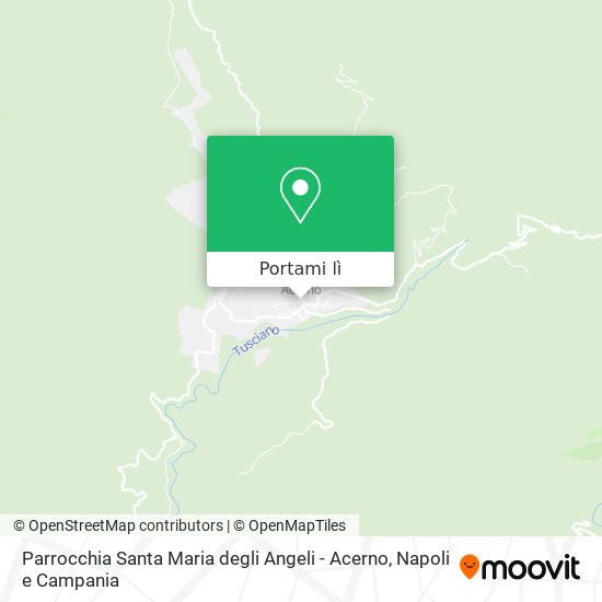 Mappa Parrocchia Santa Maria degli Angeli - Acerno