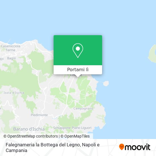 Mappa Falegnameria la Bottega del Legno