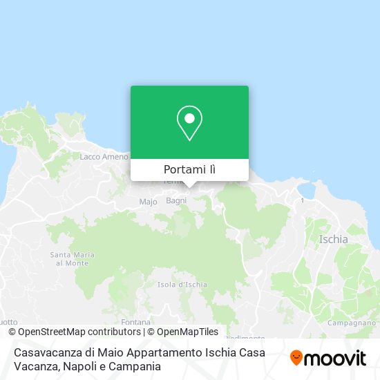 Mappa Casavacanza di Maio Appartamento Ischia Casa Vacanza