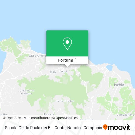 Mappa Scuola Guida Raula dei F.lli Conte