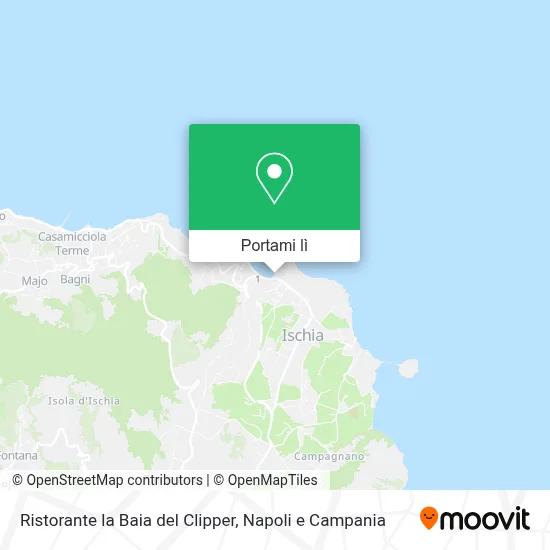 Mappa Ristorante la Baia del Clipper