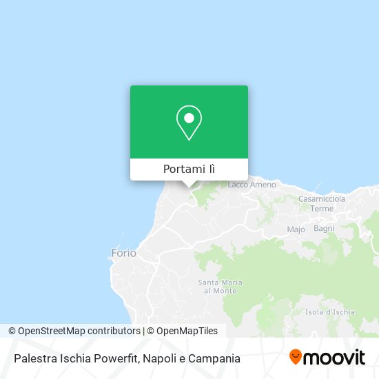 Mappa Palestra Ischia Powerfit