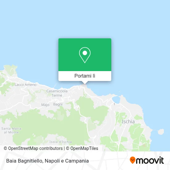 Mappa Baia Bagnitiello