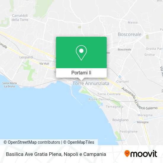 Mappa Basilica Ave Gratia Plena