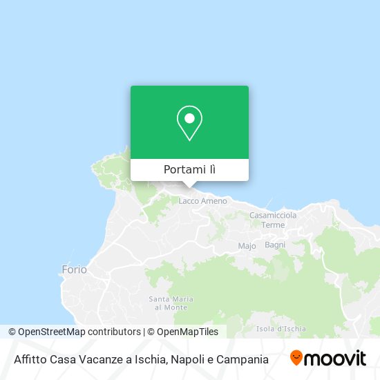 Mappa Affitto Casa Vacanze a Ischia