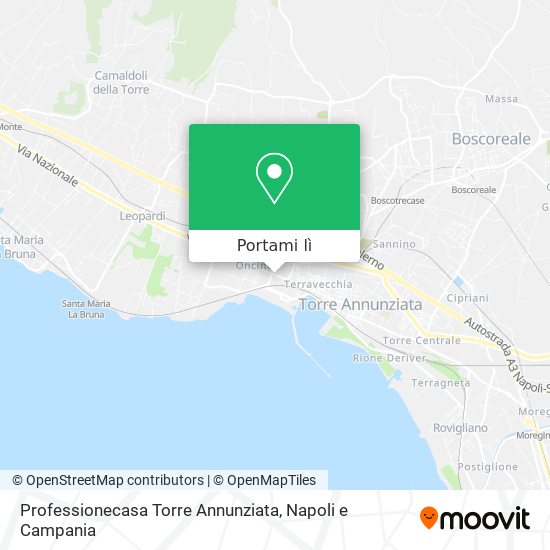 Mappa Professionecasa Torre Annunziata