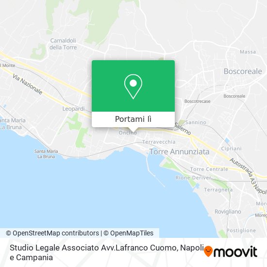 Mappa Studio Legale Associato Avv.Lafranco Cuomo
