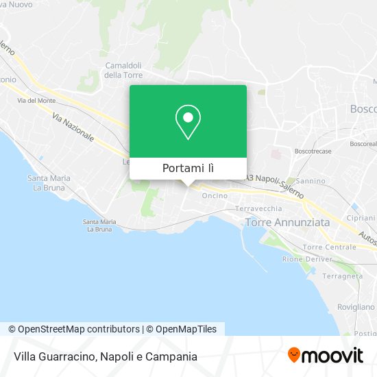Mappa Villa Guarracino