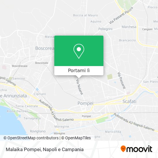 Mappa Malaika Pompei