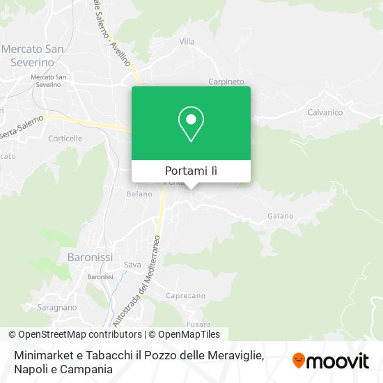 Mappa Minimarket e Tabacchi il Pozzo delle Meraviglie