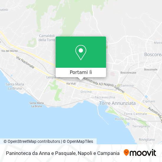 Mappa Paninoteca da Anna e Pasquale