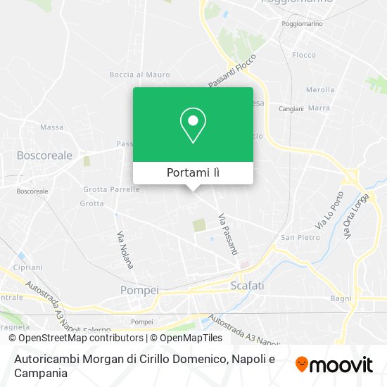 Mappa Autoricambi Morgan di Cirillo Domenico