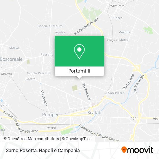 Mappa Sarno Rosetta