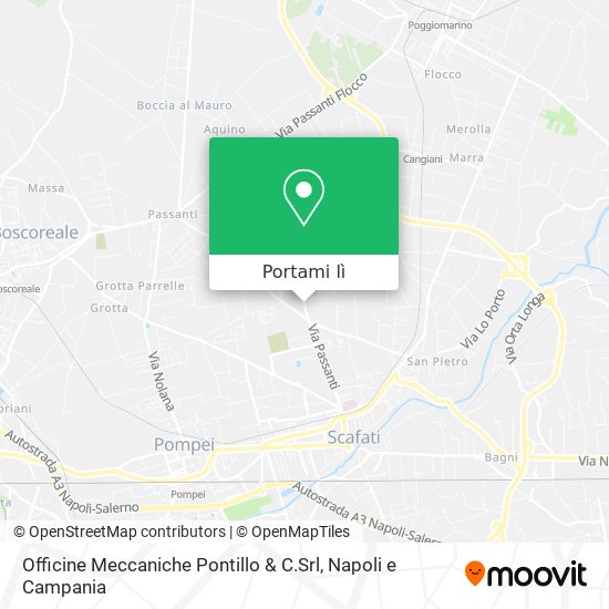 Mappa Officine Meccaniche Pontillo & C.Srl