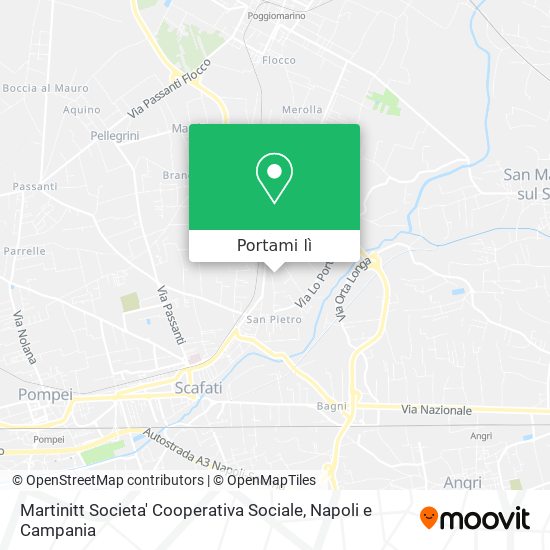 Mappa Martinitt Societa' Cooperativa Sociale