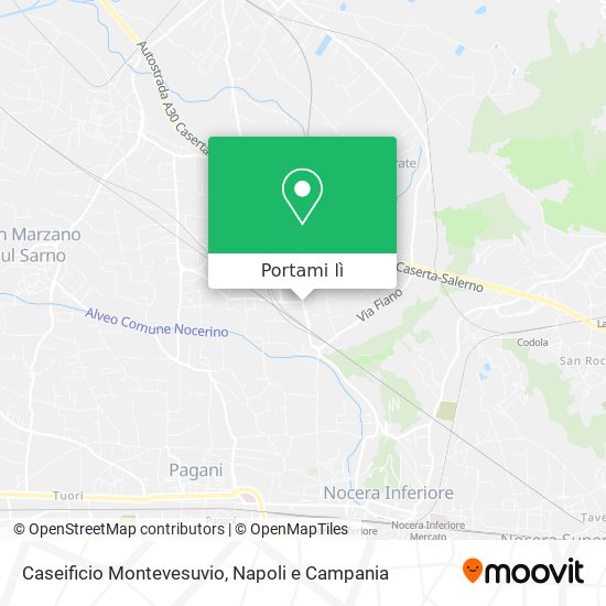 Mappa Caseificio Montevesuvio