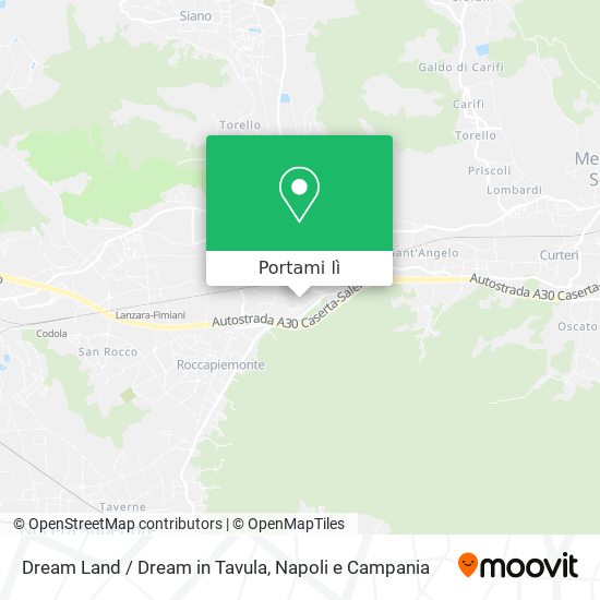 Mappa Dream Land / Dream in Tavula