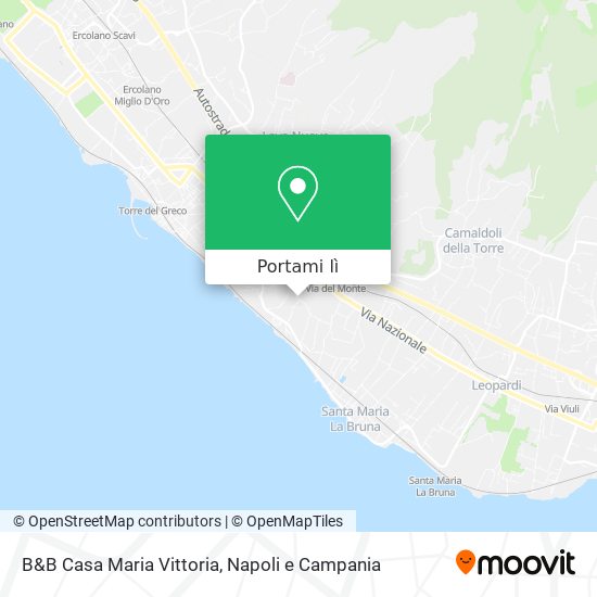 Mappa B&B Casa Maria Vittoria