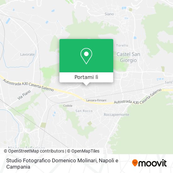 Mappa Studio Fotografico Domenico Molinari
