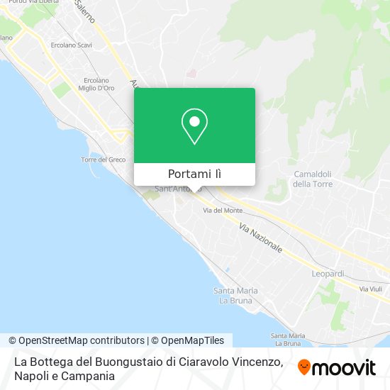 Mappa La Bottega del Buongustaio di Ciaravolo Vincenzo