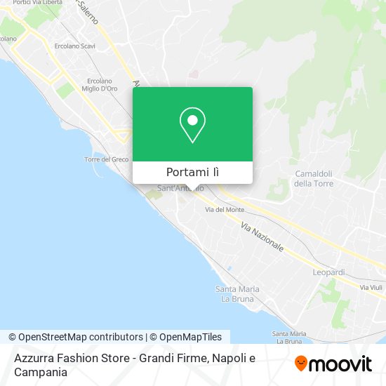 Mappa Azzurra Fashion Store - Grandi Firme