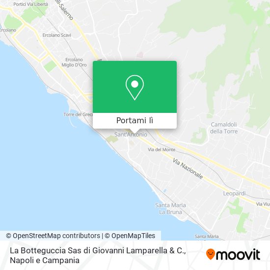 Mappa La Botteguccia Sas di Giovanni Lamparella & C.