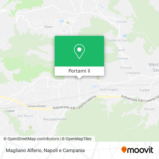 Mappa Magliano Alferio