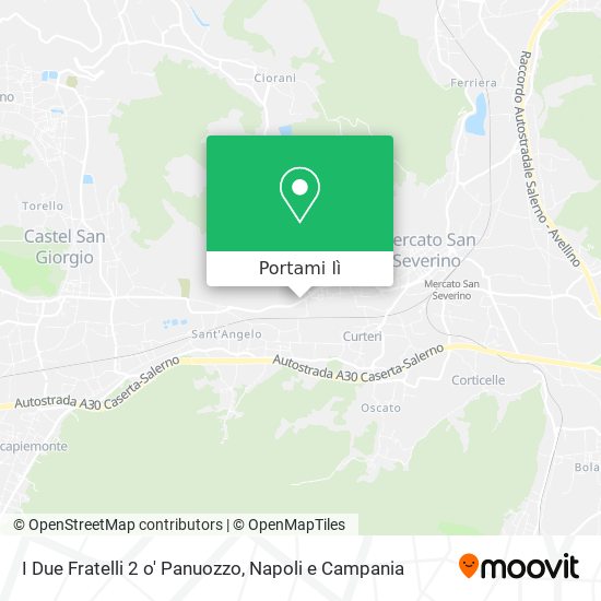 Mappa I Due Fratelli 2 o' Panuozzo