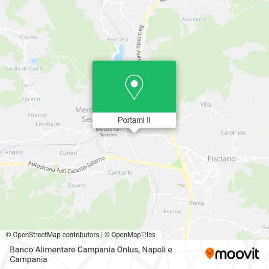 Mappa Banco Alimentare Campania Onlus