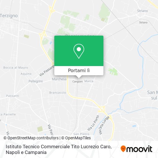 Mappa Istituto Tecnico Commerciale Tito Lucrezio Caro