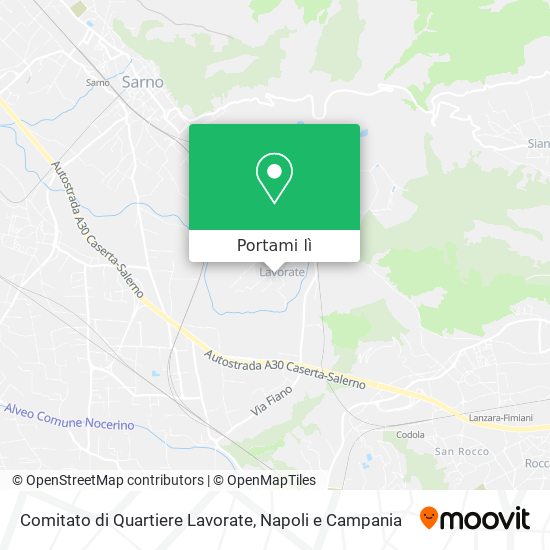 Mappa Comitato di Quartiere Lavorate