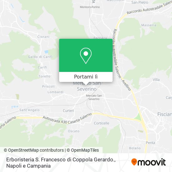 Mappa Erboristeria S. Francesco di Coppola Gerardo.