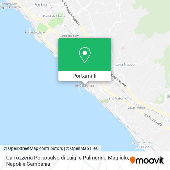 Mappa Carrozzeria Portosalvo di Luigi e Palmerino Magliulo