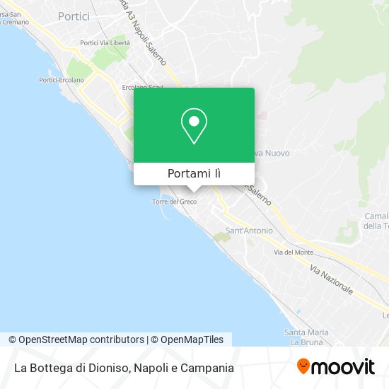 Mappa La Bottega di Dioniso